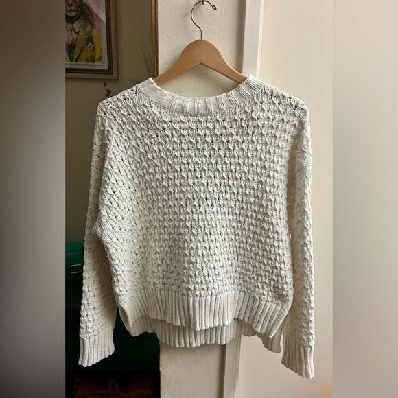 a new day Sweaters - A NEW DAY Cozy White Knit Oversized Sweater